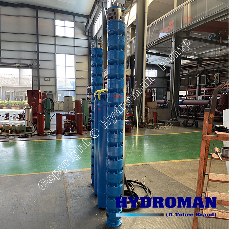 Multistage deep well submersible pump